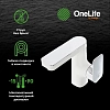 Смеситель для раковины OneLife P08-021W хром, белый