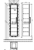 Шкаф-пенал Villeroy & Boch Amadea Royal A65301BK красный