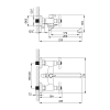 Смеситель для ванны Lemark Standard LM2113C хром