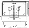 Кухонная мойка Iddis Strit STR78P2i77, хром