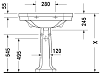 Пьедестал для раковины Duravit 1930 Series 0857900000