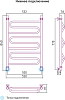 Полотенцесушитель водяной Сунержа Элегия 80x50
