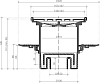 Душевой трап Pestan Confluo Standard Plate Vertical 13702561, хром