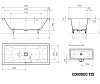 Стальная ванна Kaldewei Conoduo 2353.3000.0001 белый