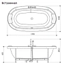 Акриловая ванна Jacuzzi Anima 9450-099A белый