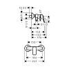 Смеситель для душа Hansgrohe Logis 71601670 черный