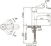 Смеситель BelBagno Reno REN LVM CRM для раковины