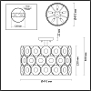 Потолочная люстра Odeon Light Tokata 4974/5C