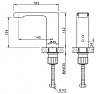 Кран для раковины Nofer 07260.LN черный