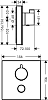 Термостат для душа Hansgrohe ShowerSelect Highflow 15735400
