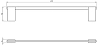 Полотенцедержатель Novaservis Novatorre 9 0927.0 хром