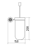 Ёршик Boheme Royal Cristal 10933-BR-B бронза;черный