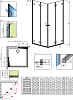 Душевой уголок Radaway Arta KDD B 90х90 см стекло прозрачное