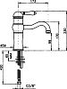 Смеситель Nicolazzi Classica Lusso 3471 GB 76A для раковины