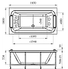 Акриловая ванна Радомир Хельга 1-01-0-0-1-044 белый