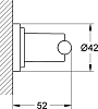 Крючок Grohe Atrio 40312000