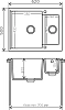 Кухонная мойка Polygran Brig Brig-620 серый № 14 серый