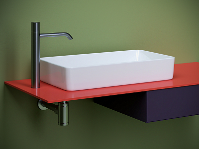 Раковина накладная Ceramica Nova Element CN5048 белый