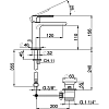 Смеситель для раковины Cisal LineaViva LV00051021 хром