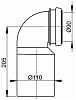 Отвод AlcaPlast M906