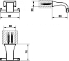 Крючок Gessi Mimi 33321#149, finox