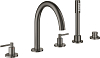 Смеситель Grohe Atrio New 19922AL3 на борт ванны тёмный графит, матовый