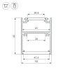 Профиль Arlight SL-ARC-5060-Line-2500 White 032689