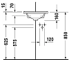 Раковина Duravit Starck 3 752440000 белый