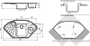 Кухонная мойка GranFest CORNER GF-C-1040E иней