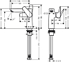 Смеситель для раковины Hansgrohe Talis E 71755000, хром