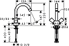 Смеситель для раковины Hansgrohe Logis 71221000, хром