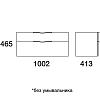 Тумба под раковину Edelform Dolce 1-827-00-ELV105 белый