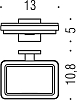 Мыльница Colombo Design BasicQ B3701