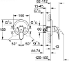 Смеситель Grohe Euroeco 19378000 для душа