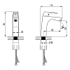 Смеситель для раковины Lemark Unit LM4537C хром