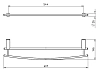 Полотенцедержатель Novaservis Novatorre 2 6225.0 хром