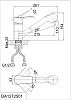 Смеситель для кухни D&K Rhein.Reisling DA1272501 хром