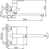 Смеситель для ванны с душем Frud R22106