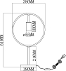 Настольная лампа Moderli Nasty V4071-1T