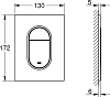 Кнопка смыва Grohe Arena Cosmopolitan S 37624P00
