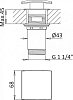 Смеситель для раковины Cezares PORTA-BLI2-BIO, белый