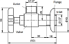 Запорный клапан Kohler R12066T-3-CP