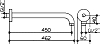 Кронштейн для верхнего душа Keuco Elegance 51688 010400
