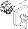 Смеситель для душа Kludi Push 388030538, хром