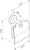 Держатель туалетной бумаги STWORKI Дублин HADB341400