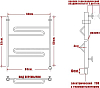 Полотенцесушитель электрический Ника Curve ЛZ 60/60-2