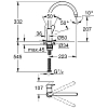 Смеситель для кухни Grohe BauEdge 31233001 хром