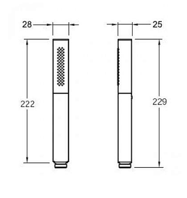 Ручной душ Jacob Delafon Shift Ellipse E45892-CP