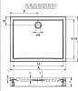 Акриловый поддон для душа Riho Davos 261 D002011005 100x100 см белый