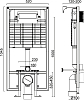 Комплект Унитаз подвесной Hansgrohe GladeLake S безободковый, с микролифтом + Инсталляция STWORKI + Кнопка Хельсинки 500470 белая